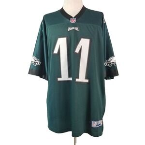 NFL Pro Line Philadelphia Eagles jersey men's 2XL green 11 Carson Wentz